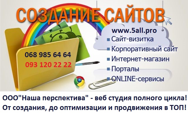 Заказать сайт под ключ в Кривом Роге, заказать Интернет магазин